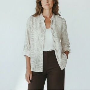 DRAPERS & DAMONS women’s button down shirt size 8